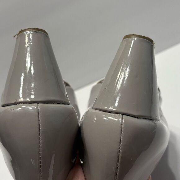 CL by Laundry Nima Patent Wedge Pump Grey Slip On 2.75” Heel Size 7.5 - Picture 11 of 16